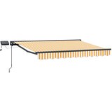  Ručni okvir tende s LED-ima Žuta, Bijela, Antracit 3 x 2 m | shoptok.hr