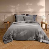 Douceur d intérieur Antracitno siva posteljina za bračni krevet/za produženi krevet od mikropliša 240x220 cm Helena – | shoptok.hr