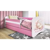  Drveni dječji krevet SNOVI s ladicom - 160x80 cm rozi | shoptok.hr