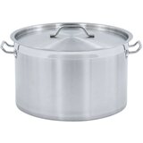 vidaXL Kuhinjski lonac 44 L 45 x 28 cm od nehrđajućeg čelika | shoptok.hr
