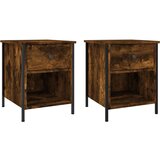  Noćni ormarići 2 kom boja hrasta 40x42x50 cm konstruirano drvo | shoptok.hr