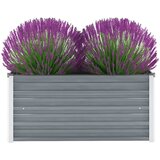 vidaXL Visoka greda iz pocinkanega jekla 100x40x45 cm sive barve, (20611484) Cene