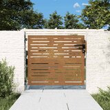  Vrtna vrata 85x100 cm od čelika COR-TEN četvrtasti dizajn | shoptok.hr