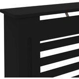 vidaXL pokrov za radijator crni 152 x 19 x 81 cm mdf | shoptok.hr