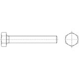  Matični vijak ŠESTEROKUTNI M8x20 ZN DIN 933 8.8 | shoptok.hr