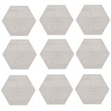 INF SXP samolepilne šestkotne PVC nalepke, lesni videz, 20 kos, (5000302245) Cene