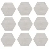 SXP samolepilne šestkotne PVC nalepke, lesni videz, 20 kos, (5000302245)