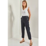 Bianco Lucci Women's Pockets Buttoned Trousers Cene