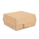 MEGA PACK Kartonska kutija za hamburger "Thepack" 17,6x16,8x7,8 cm smeđa 50/1 | shoptok.hr