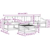  Set vanjskih sofa 4 kom. Bijela i krem | shoptok.hr