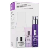 Clinique smooth & renew lab set serum za obraz za zelo suho kožo 30 ml za ženske