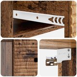  Noćni ormarić za montažu na zid Staro drvo 34,5 x 33 x 20 cm | shoptok.hr
