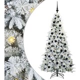 vidaXL Umetno Zložljivo Božično Drevo Zelena 180 cm PE in PVC | Shoptok.si