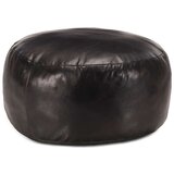 vidaXL tabure črn 60x30 cm pravo kozje usnje | Shoptok.si