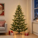  Umjetno božićno drvce s kuglicom 240 cm 300 LED lampica | shoptok.hr