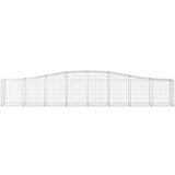  Lučne gabionske košare 8 kom 400x50x60/80 cm pocinčano željezo | shoptok.hr