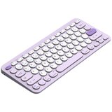 INF Dvodelna brezžična tipkovnica 78 tipk, &amp;scaron;karjaste tipke, polnljiva Purple, (5000310569) Slike