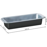 Five KALUP ZA KRUH SIGNATURE 34,8X13,5X6,2CM METAL CRNA Slike