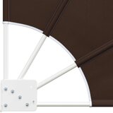  Zaslon za privatnost na balkonu 210 x 210 cm Poliester Smeđa | shoptok.hr