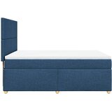  Krevet s oprugama i madracem plavi 140x200 cm od tkanine | shoptok.hr