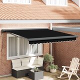 Nadstrešnica Crna 300 x 250 x 165 cm Poliester i aluminij | shoptok.hr