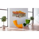  Slika - Parisian sky in orange colour 100x50 | shoptok.hr