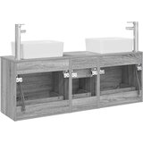  Set ormarića za kupaonicu 3 kom. Siva Sonoma 53 x 34,5 x 63 cm | shoptok.hr