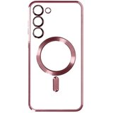  silikonska futrola magsafe samsung S25 edge roze Cene