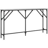  The Living Store Konzolna mizica siva sonoma 140x23x75 cm inženirski les - Konzolna Mizica, (21453423) | Shoptok.si