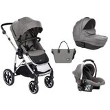 Kolica Thea 3in1 set sa autosedištem i tvrdom korpom Light Grey KKB21111 | Eponuda.com