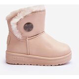 Big Star Children's Snow Boots Padded with Fur Beige | Shoptok.si