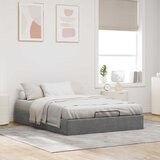  Otoman krevet Tamnosiva 153 x 203 cm Baršun - Tamnosiva 152 x 203 cm | shoptok.hr