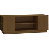  TV ormarić smeđa boja meda 110 x 35 x 40,5 cm masivna borovina | shoptok.hr