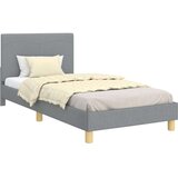  Otroški posteljni okvir z vznožjem Svetlo siva 90 x 200 cm, (5000104557) | Shoptok.si