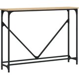  Konzolni stol boja hrasta 102 x 22 5 x 75 cm konstruirano drvo | shoptok.hr