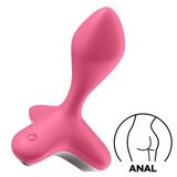 Satisfyer Vibracijski analni čep Game Changer roza Cene
