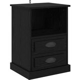 vidaXL Noćni ormar 2 pcs Crni hrast 43 x 36 x 60 cm Konstruirano drvo | shoptok.hr