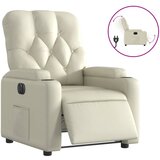 Maison Chic Električni naslanjač - Relax naslanjač krem umetno usnje, (22062083) Cene