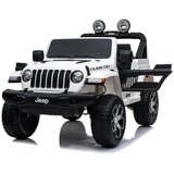 Ramiz Otroški avto na akumulator Jeep Wrangler Rubicon 4X4 Bela lea | Shoptok.si
