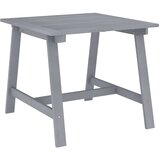 vidaXL Vrtni blagovaonski stol sivi 88x88x74 cm masivno drvo bagrema Cijene