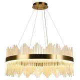  LED prigušiva luster na sajli LED/110W/230V 3000-6500K zlatna + daljinski upravljač | Eponuda.com
