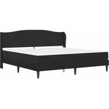  Krevetna konstrukcija s uzglavljem Crna 200 x 200 cm Baršun | Eponuda.com