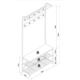 MID.YOU PREDSOBA črna, medeni hrast | Shoptok.si