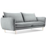 Cosmopolitan Design Svetlo siva žametna zofa Florence, 160 cm Cene