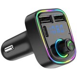  Bluetooth FM LED Transmiter C2 USBx2+PD crni | Eponuda.com