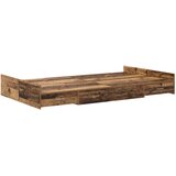  Krevet s ladicama Staro drvo 120 x 190 cm Konstruirano drvo | shoptok.hr