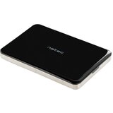 Natec OYSTER 2, HDD/SSD External Enclosure 2.5", SATA III, USB3.0, Aluminium, Black ( NKZ-0716 ) cene