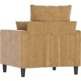  Fotelj rjav 60 cm žamet | Shoptok.si