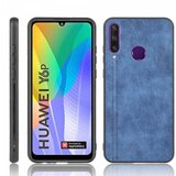 Nillkin Silikonski ovitek EKO usnje za Huawei Y6p moder | Shoptok.si
