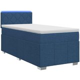  Boxspring krevet s madracem Plava 90 x 200 cm Tkanina | shoptok.hr